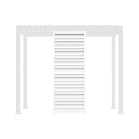 Persiana a lamelle orientabili 100cm per pergola bioclimatica