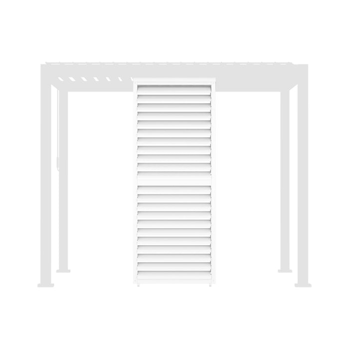 Persiana a lamelle orientabili 100cm per pergola bioclimatica