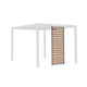 Persiana 100cm in alluminio effetto legno per pergola triomphe,
