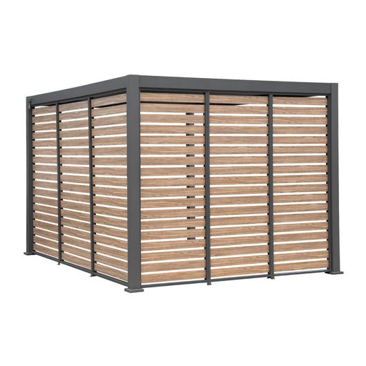 Persiana 100cm in alluminio effetto legno per pergola triomphe,