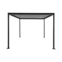 Pergola bioclimatica 3x4m in alluminio e acciaio con lamelle