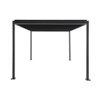 Pergola bioclimatica 3x4m in alluminio e acciaio con lamelle