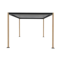 Pergola bioclimatica 3x4m in alluminio e acciaio con lamelle