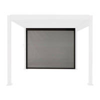 Tenda laterale da 3m per la pergola triomphe, antracite