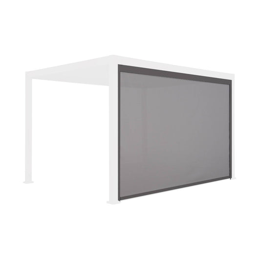 Tenda laterale 4m per pergola triomphe 3x4m, grigio