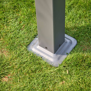 Pergola bioclimatica 3x4m in alluminio e acciaio, lame orientabili ,