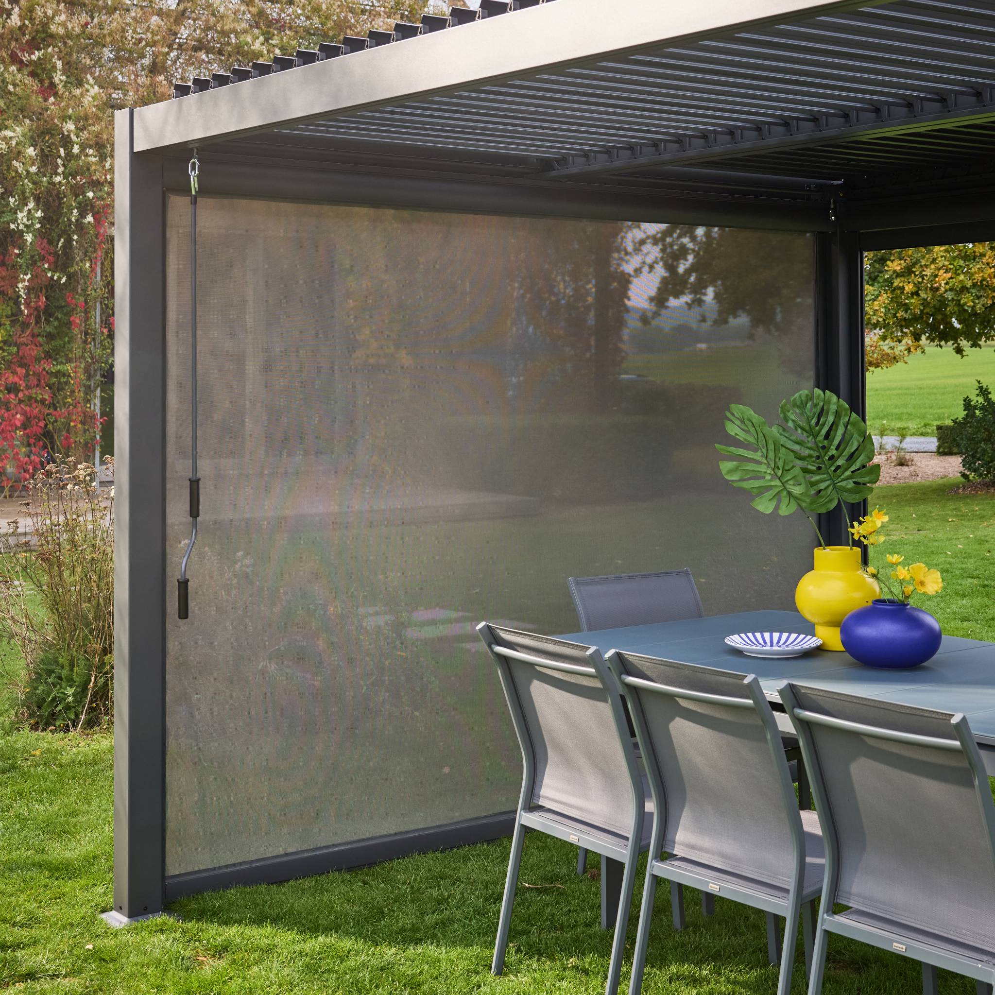 Tenda da sole di 3m per la pergola palace, antracite