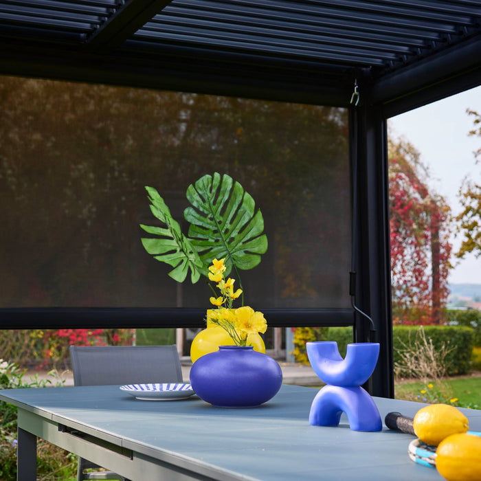 Tenda da sole di 3m per la pergola palace, nero