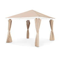 Tettoia + tende per pergolato elusa 3x3m, beige