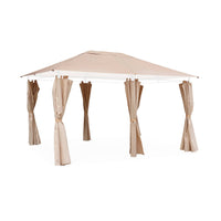 Copertura del tetto a pergola divio 3x4m, beige