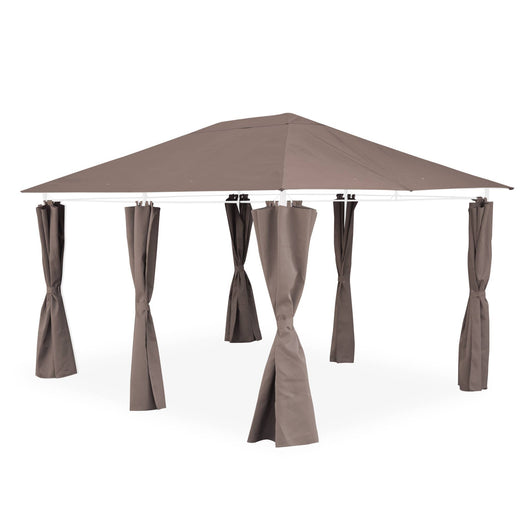 Telo di tetto + tende per pergola 3x4m divio, beige