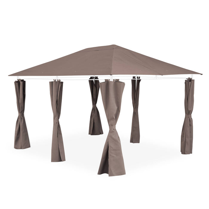 Telo di tetto + tende per pergola 3x4m divio, beige