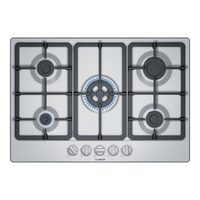 Piano cottura 5 fuochi PGQ7B5B90 - BOSCH