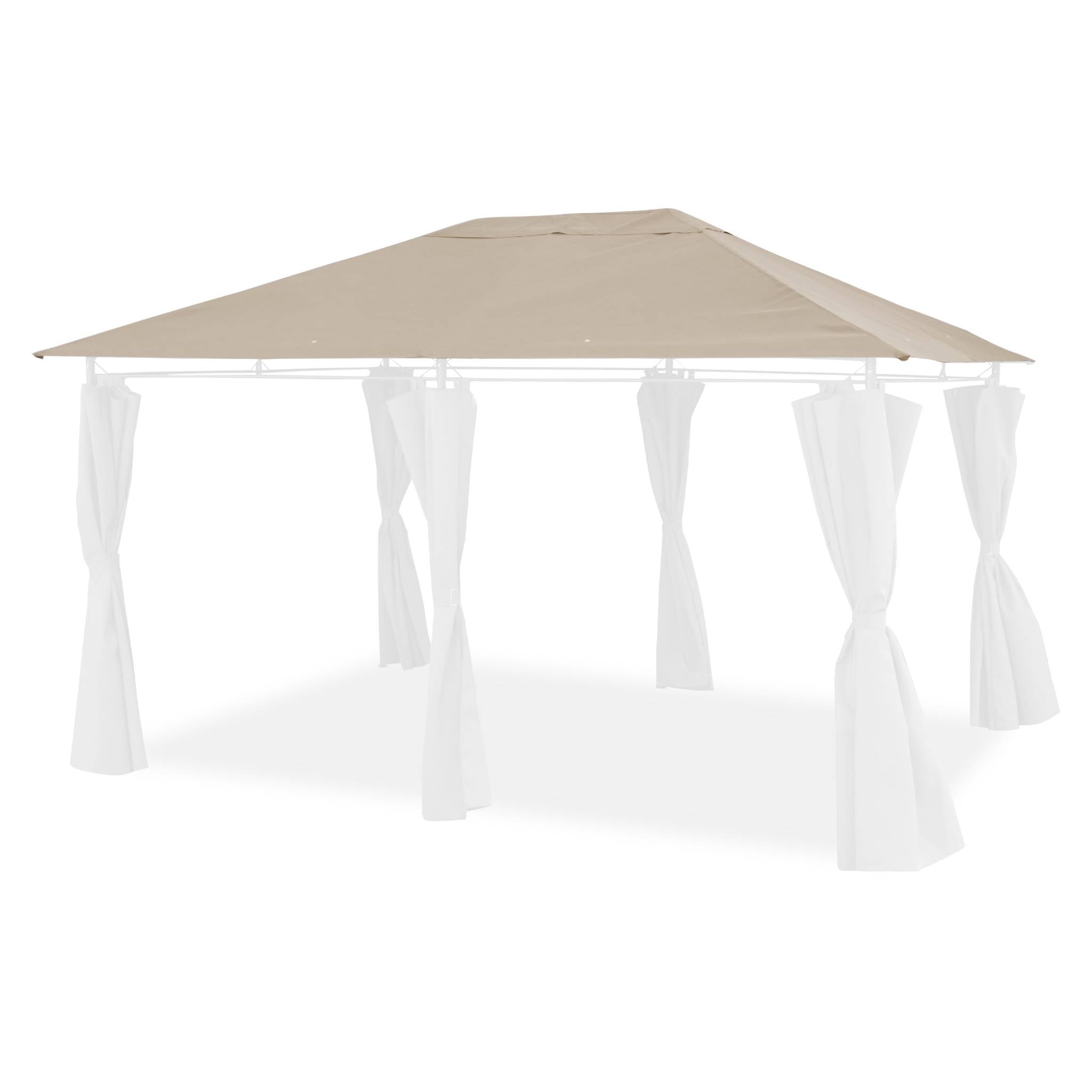 Copertura del tetto a pergola divio 3x4m, beige