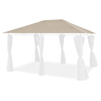 Copertura del tetto a pergola divio 3x4m, beige