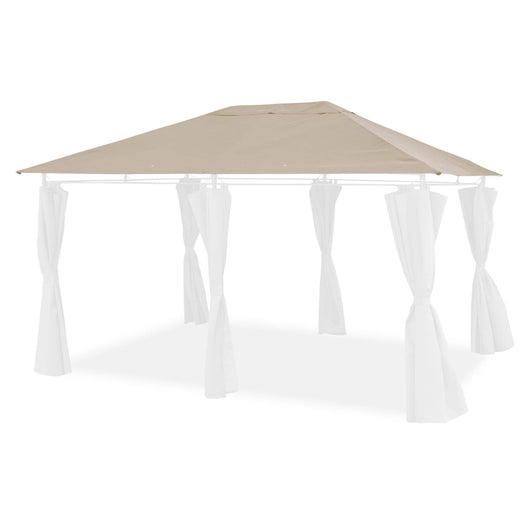 Copertura del tetto a pergola divio 3x4m, beige