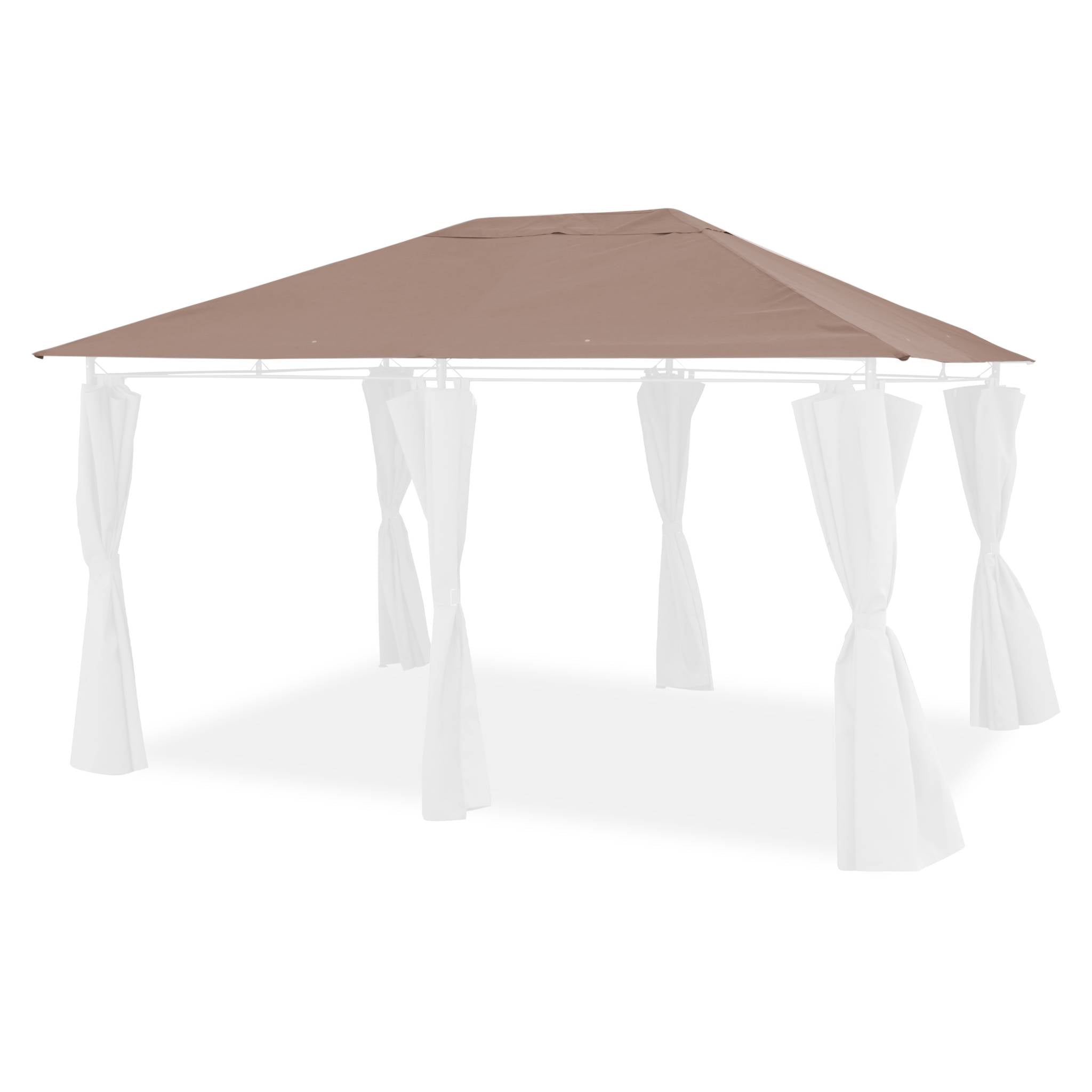 Copertura del tetto a pergola divio 3x4m, beige