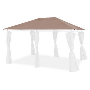 Copertura del tetto a pergola divio 3x4m, beige