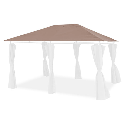 Copertura del tetto a pergola divio 3x4m, beige