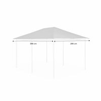 Copertura del tetto a pergola divio 3x4m, beige