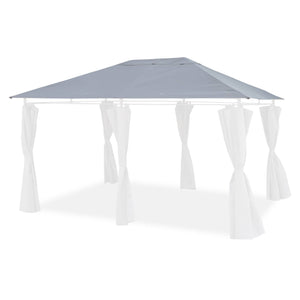 Copertura del tetto a pergola divio 3x4m, grigio
