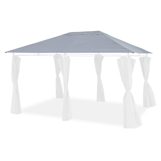 Copertura del tetto a pergola divio 3x4m, grigio