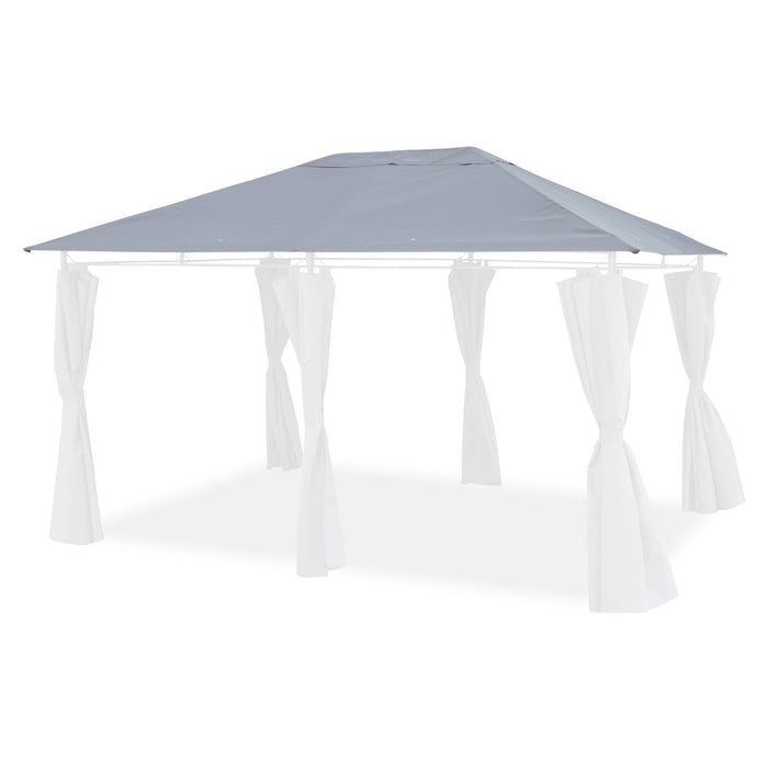 Copertura del tetto a pergola divio 3x4m, grigio