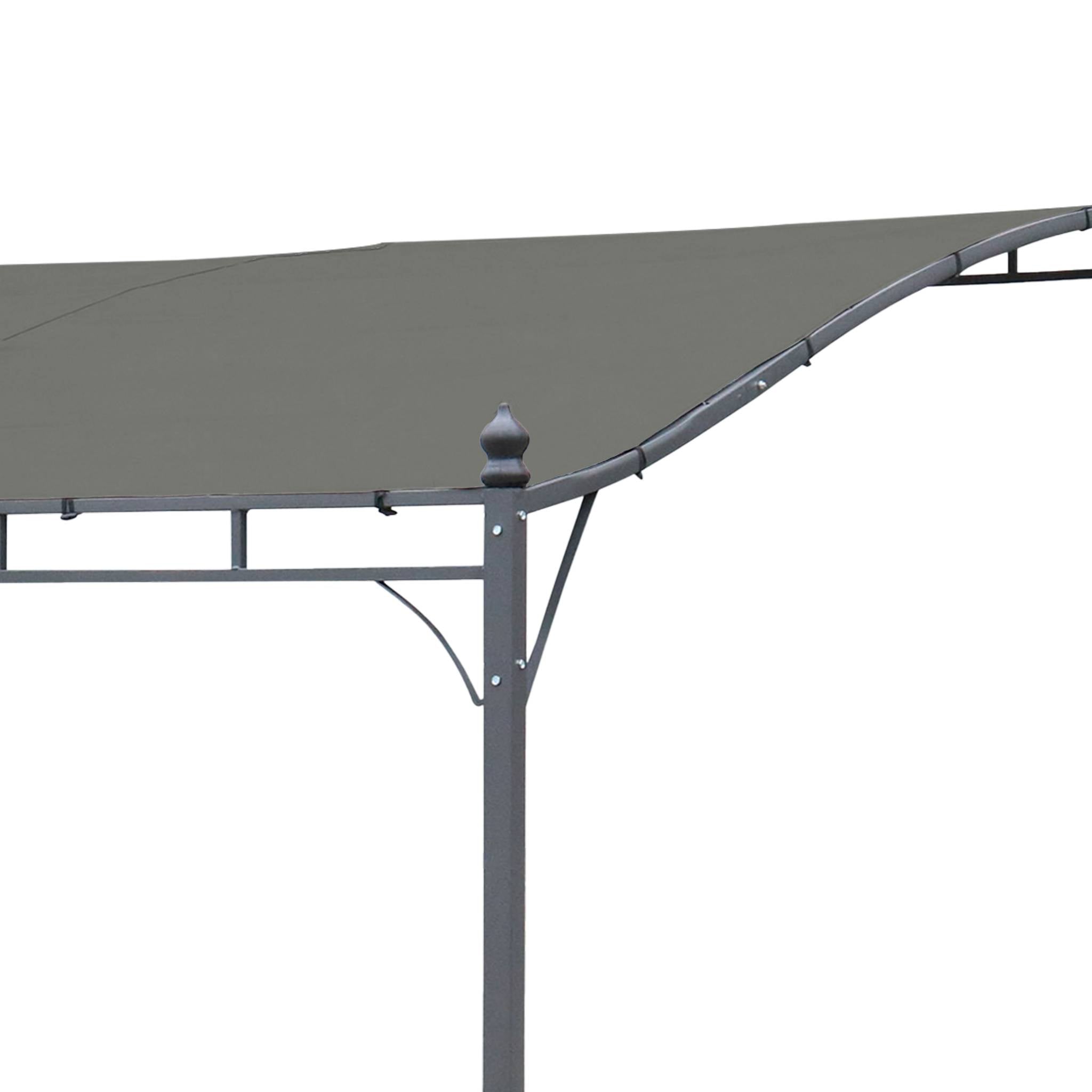 Copertura per pergola 3x2,5m, grigio
