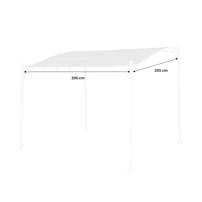 Copertura per pergola 3x2,5m, ecrù