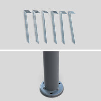 3x4m pergola da giardino  struttura in alluminio con tende scorrevoli,