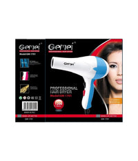 Phon Asciuga Capelli Professionale Gemei Gm-1701 1200 W Hair Dryer         