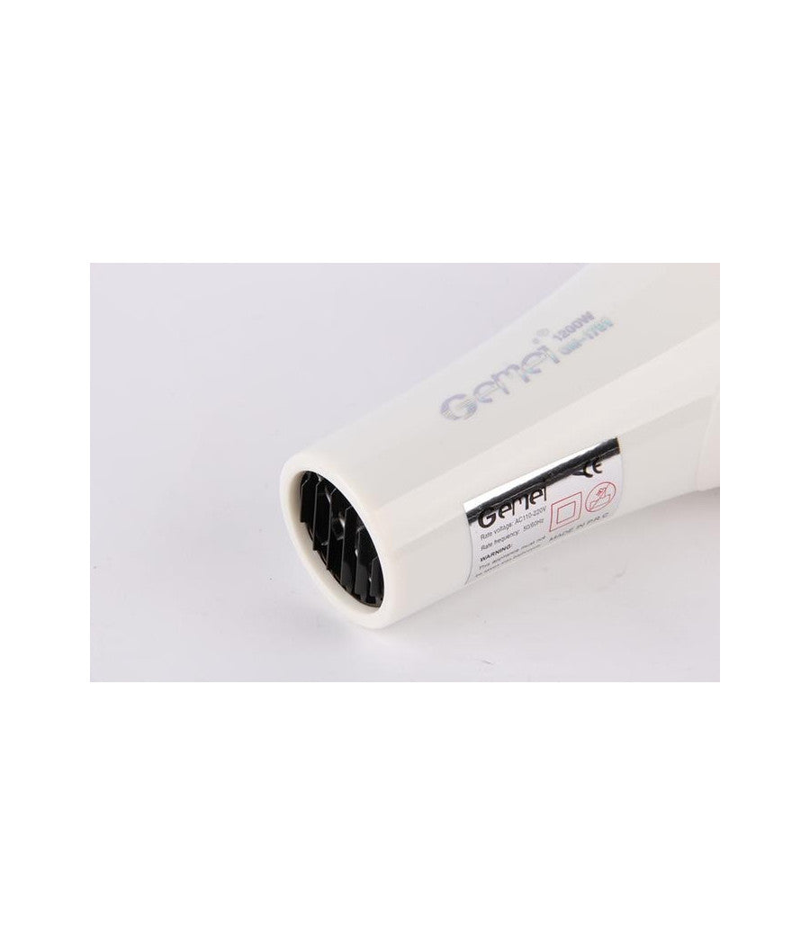 Phon Asciuga Capelli Professionale Gemei Gm-1701 1200 W Hair Dryer         