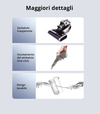 Aspiratore portatile antiacari JIMMY BX7 Pro Gray