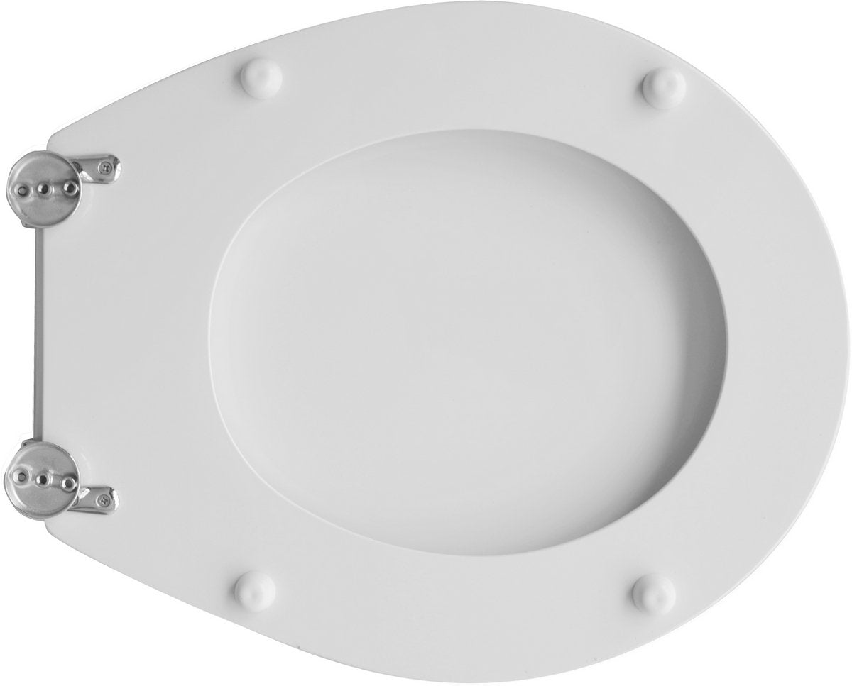 Copriwater compatibile per WC Roca vaso Polo forma 1 Bianco