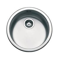 Lavello circolare incasso in acciaio inox D 43.5  - Cromo