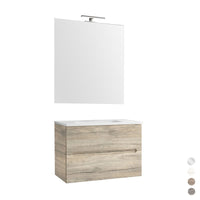 Composizione mobile bagno 70 cm TALIA Tortora Opaco