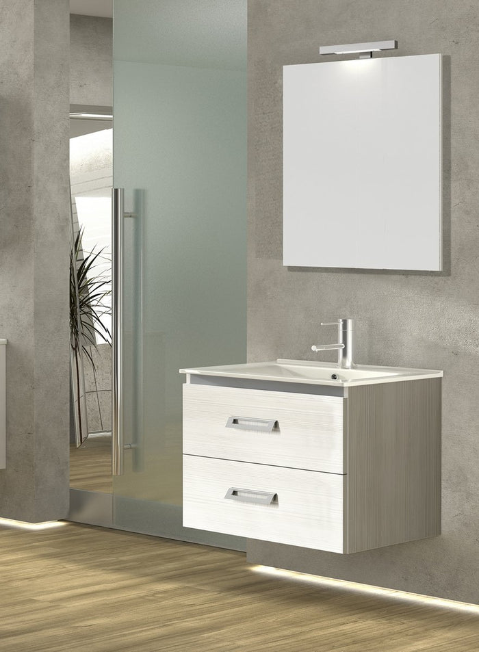 Composizione mobile bagno 75 cm FANTASY Bianco