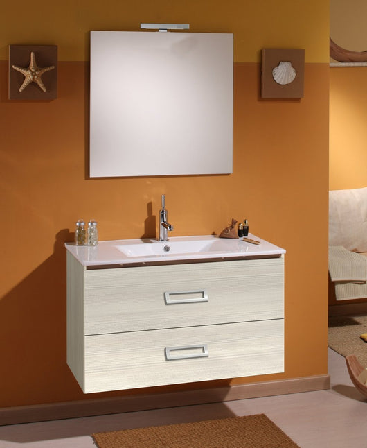 Composizione mobile bagno 90 cm FANTASY Bianco