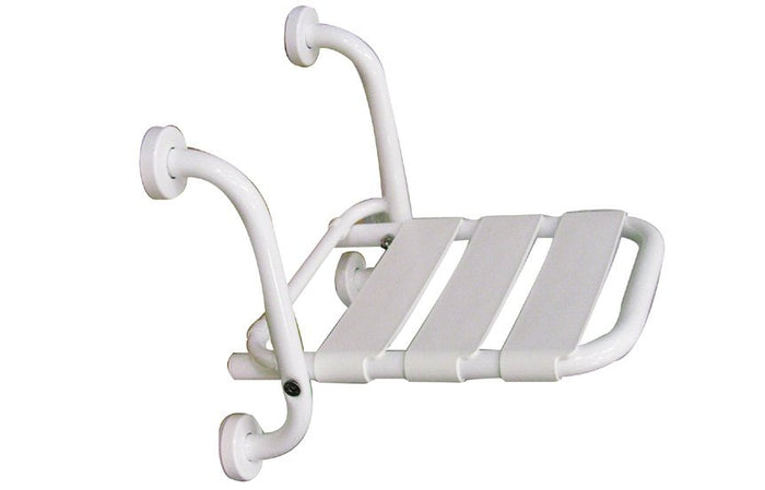 Sedile ribaltabile per doccia - bianco