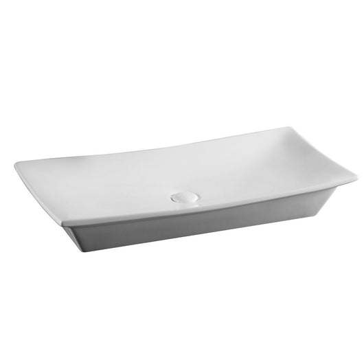 Lavabo appoggio 80x39.5 cm LA24 Bianco