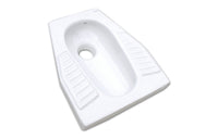 Vaso alla turca in porcellana bianco