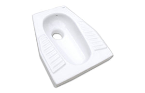 Vaso alla turca in porcellana bianco