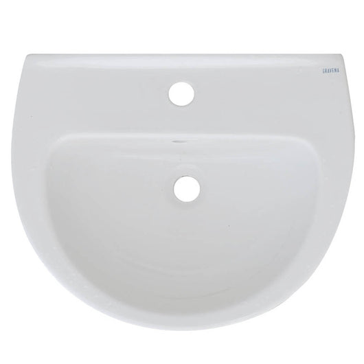 Lavabo a parete 40x50 cm bianco LP80