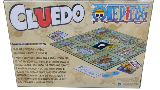 Cluedo, One Piece, Edizione Italiana,Gioco da tavolo per 2-6 giocatori,Winning Movies,Eta 12+