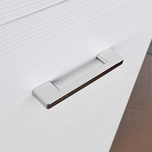 Lavatoio con mobile in legno e vasca in ABS con strizzatoio  - Bianco