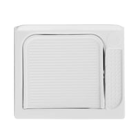 Lavatoio 60x50 con mobile a 2 ante in idrofugo - Bianco