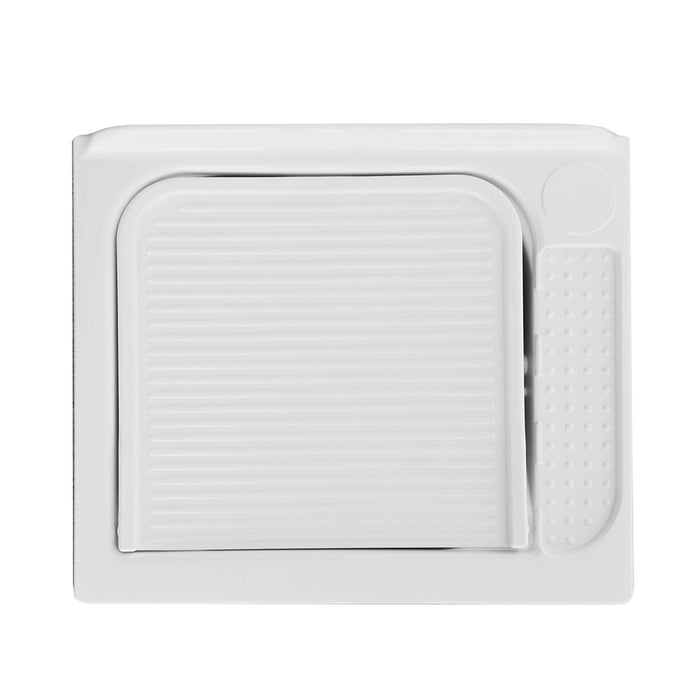 Lavatoio 60x50 con mobile a 2 ante in idrofugo - Bianco