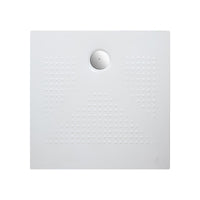 Piatto doccia quadrato in ceramica 80x80 BIANCO LUCIDO H 3.6 cm - AFRICA