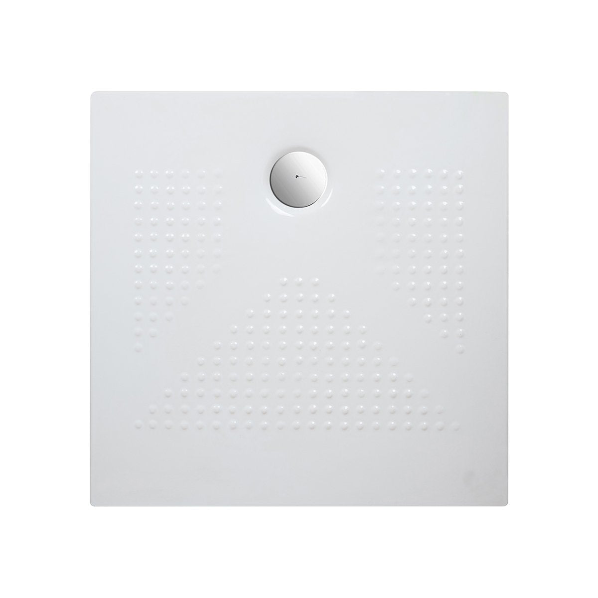 Piatto doccia quadrato in ceramica 90x90 BIANCO LUCIDO H 3.6 cm - AFRICA