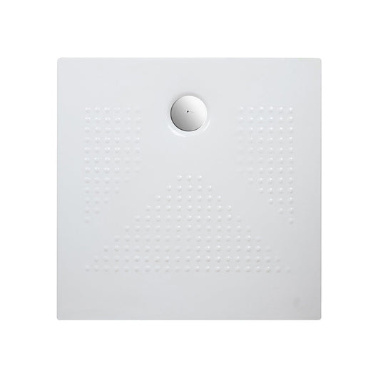Piatto doccia quadrato in ceramica 90x90 BIANCO LUCIDO H 3.6 cm - AFRICA